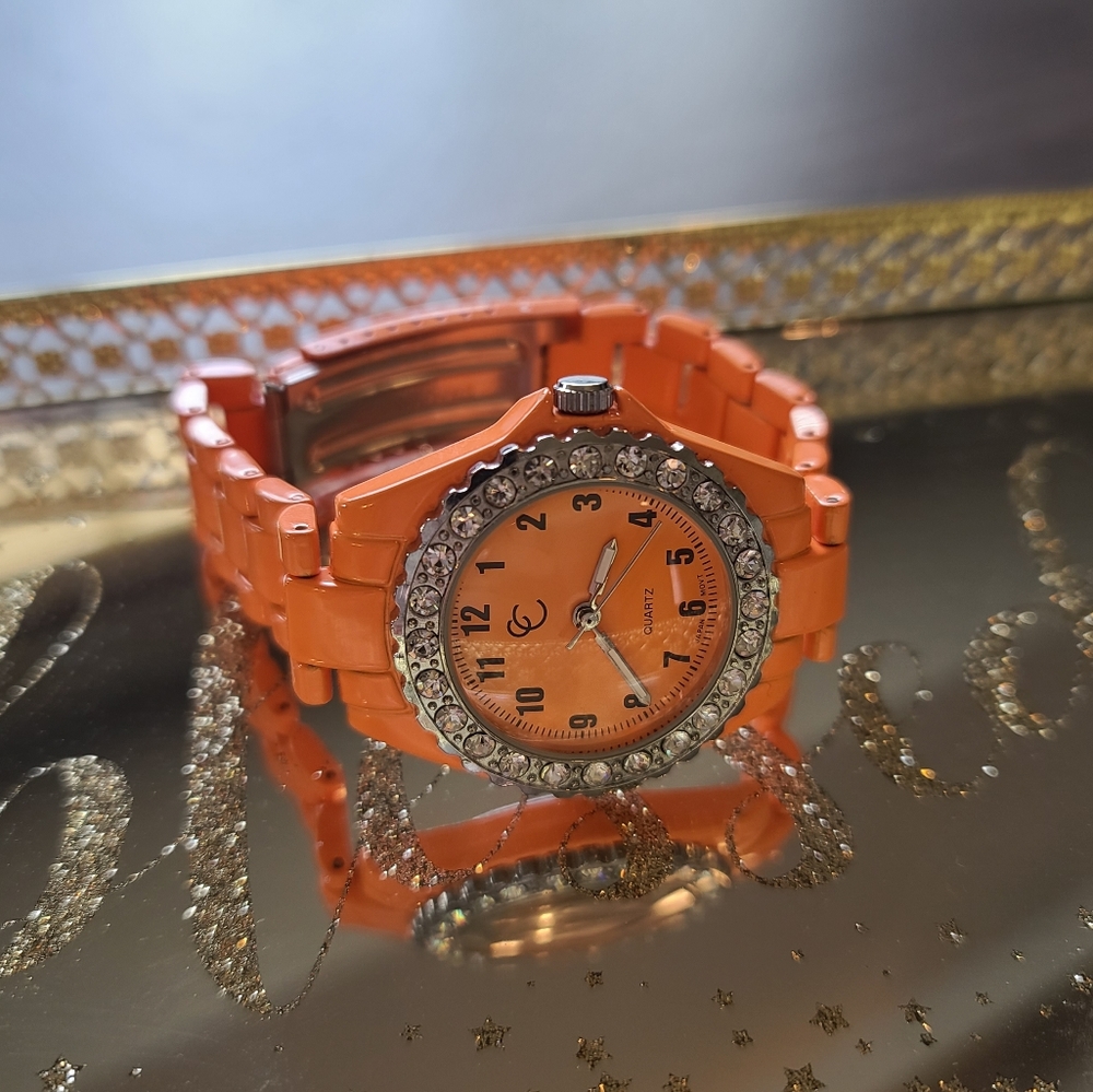 Charming Charlie Orange Watch